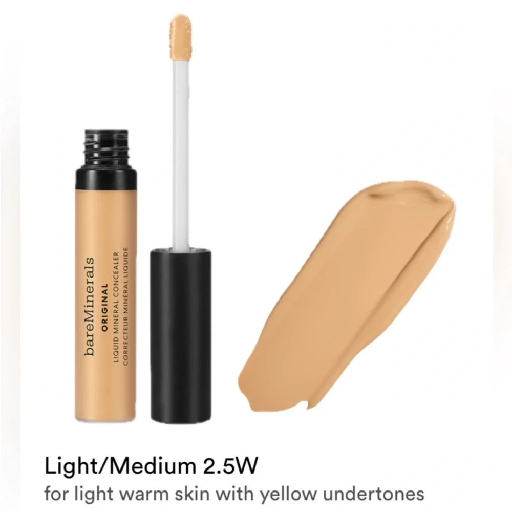 bareMinerals Original Liquid Mineral Concealer -‎ Light/Medium 2.5W, New in Box